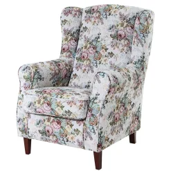 Sale Ohrensessel mit Blumen im Landhausstil - Masure Sessel