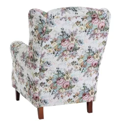 Sale Ohrensessel mit Blumen im Landhausstil - Masure Sessel
