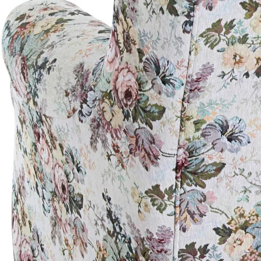 Sale Ohrensessel mit Blumen im Landhausstil - Masure Sessel