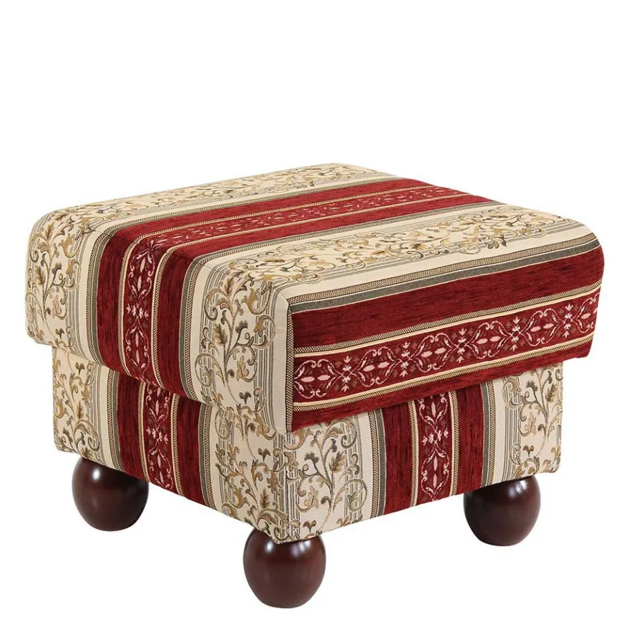 Best Ohrensessel mit Streifen und Ornamenten - Basento Sessel