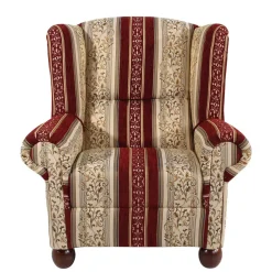 Best Ohrensessel mit Streifen und Ornamenten - Basento Sessel