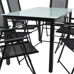 Best Outdoor Essgruppe in modernem Design - Fridamo (siebenteilig) Sitzgruppe