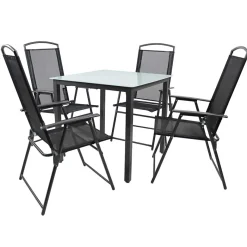 Outlet Outdoor Tisch und Stühle Set - Conceppa (fünfteilig) Sitzgruppe