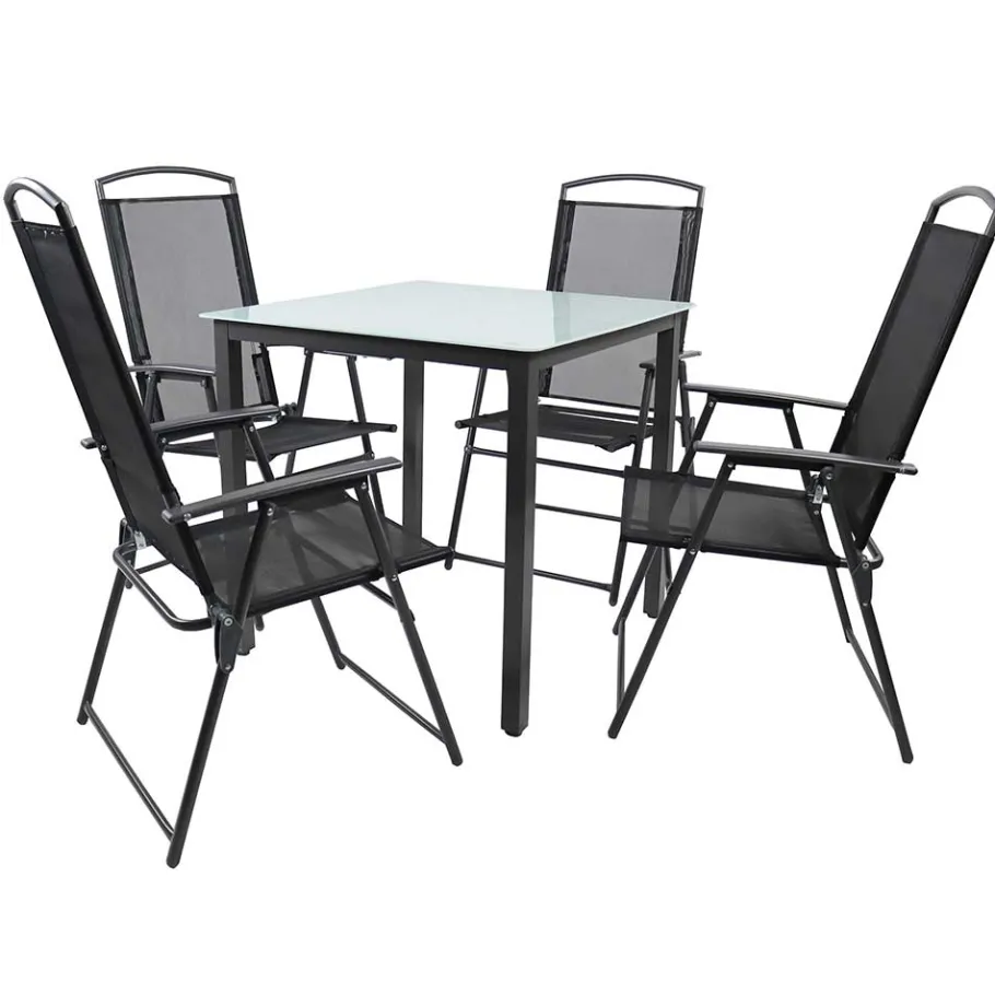 Outlet Outdoor Tisch und Stühle Set - Conceppa (fünfteilig) Sitzgruppe