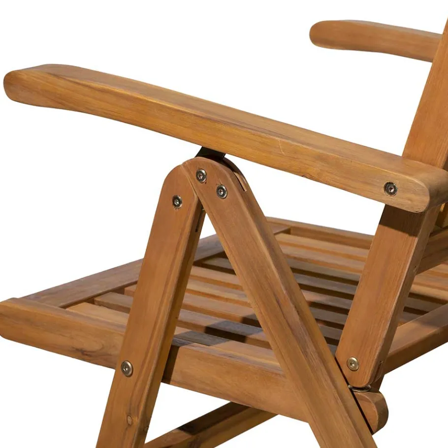 Outlet Ovale Gartentisch Gruppe für vier Personen - Nevuz (fünfteilig) Sitzgruppe