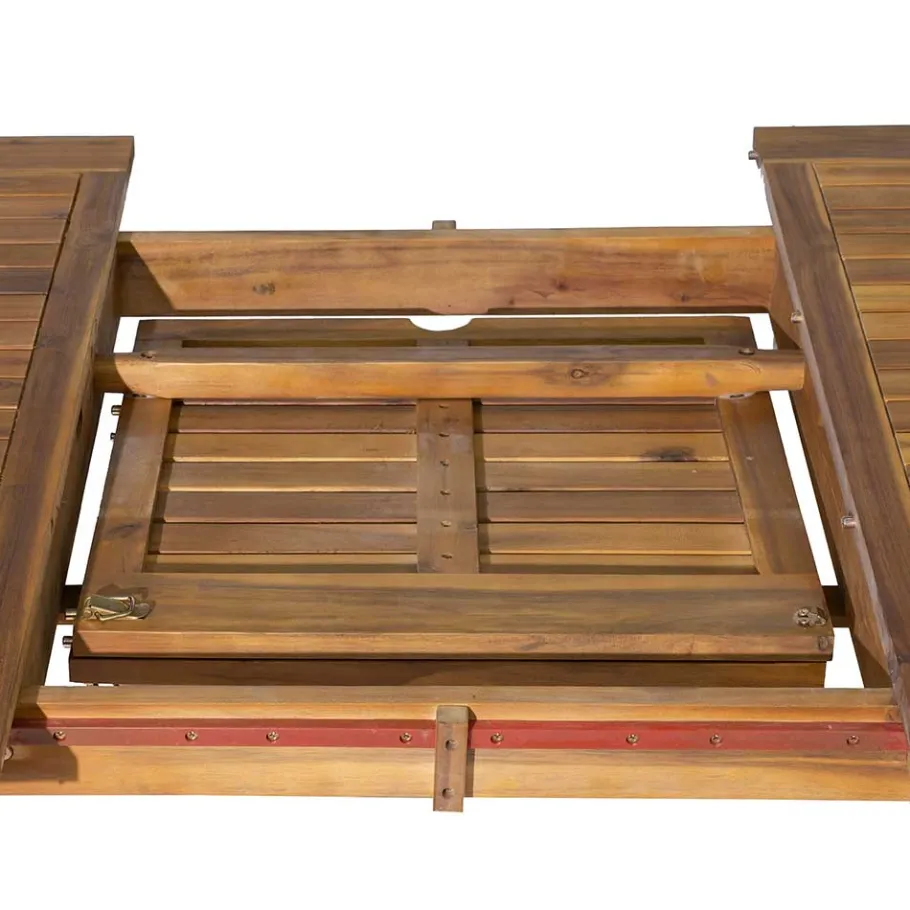 Outlet Ovale Gartentisch Gruppe für vier Personen - Nevuz (fünfteilig) Sitzgruppe