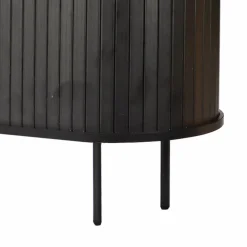 Best Ovales TV-Lowboard mit Schiebetüren - Lurymav Tv & Hifi-Möbel|Lowboards