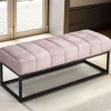 Sale Polsterbank in Rosa und Schwarz - Pirna Sitzbank