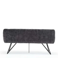 Sale Polsterbank mit Armlehnen in Anthrazit - Mascaro Sitzbank