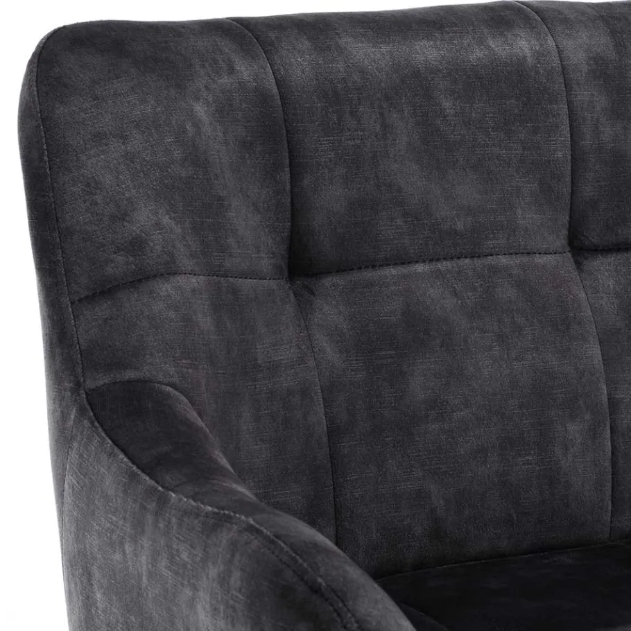 Sale Polsterbank mit Armlehnen in Anthrazit - Mascaro Sitzbank