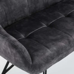 Sale Polsterbank mit Armlehnen in Anthrazit - Mascaro Sitzbank