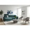Polsterecke mit Bettfunktion in Petrol Blau - Orastie Betten