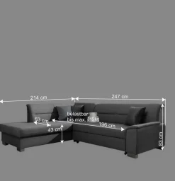 Polsterecke mit Bettfunktion in Petrol Blau - Orastie Betten