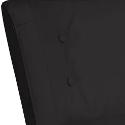 Clearance Polstersessel aus Kunstleder in Schwarz - Adaliz Sessel