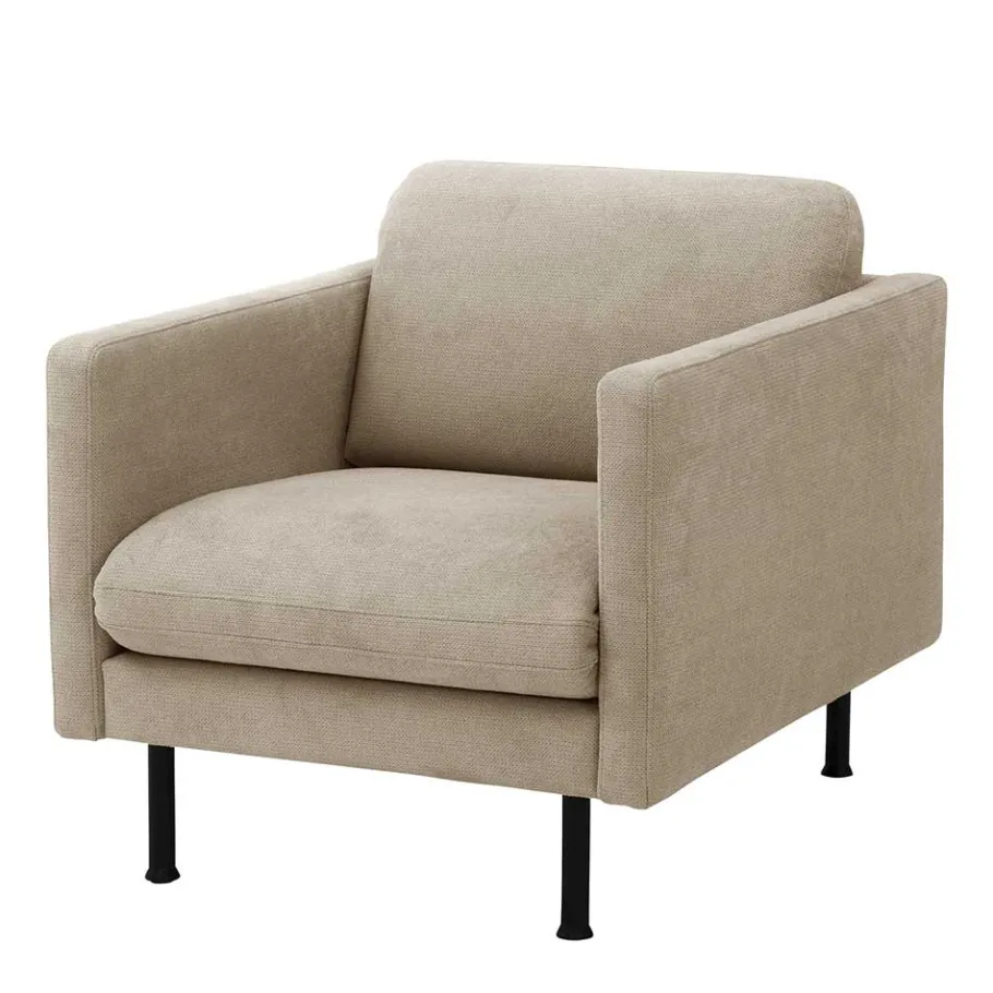 Best Polstersessel in Beige mit Schwarz - Roco Sessel