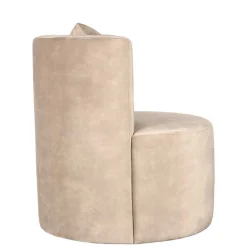 Polstersessel in Beige Velours - Sealand Sessel