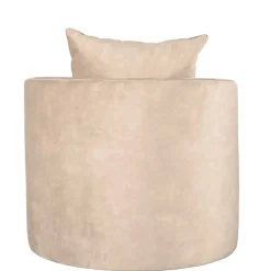 Polstersessel in Beige Velours - Sealand Sessel