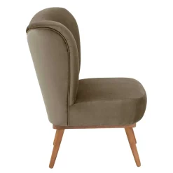 Polstersessel in Beigegrau und Erle - Debe Sessel