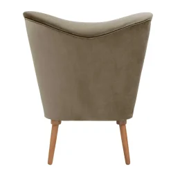 Polstersessel in Beigegrau und Erle - Debe Sessel