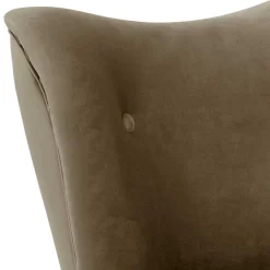 Polstersessel in Beigegrau und Erle - Debe Sessel