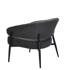 Best Polstersessel in Dunkelgrau Strukturstoff - Deff Sessel