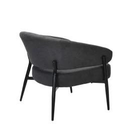 Best Polstersessel in Dunkelgrau Strukturstoff - Deff Sessel