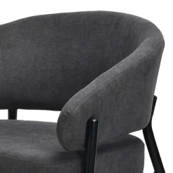 Best Polstersessel in Dunkelgrau Strukturstoff - Deff Sessel