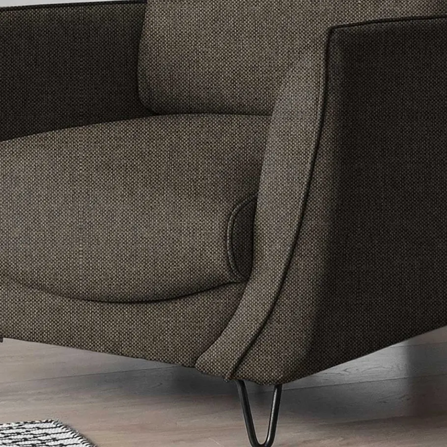 Sale Polstersessel in Graubraun meliert - Milor Sessel