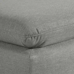 Clearance Polstersessel in Hellgrau und Nussbaum - Azenta Sessel