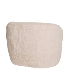 Sale Polstersessel in Offwhite Webplüsch - Eddy Sessel