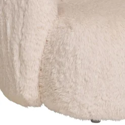 Sale Polstersessel in Offwhite Webplüsch - Eddy Sessel