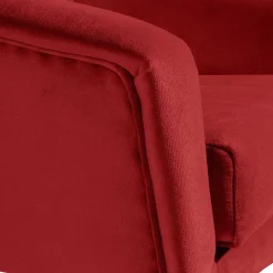 Outlet Polstersessel in Ziegelrot Samtvelours - Vosina Sessel