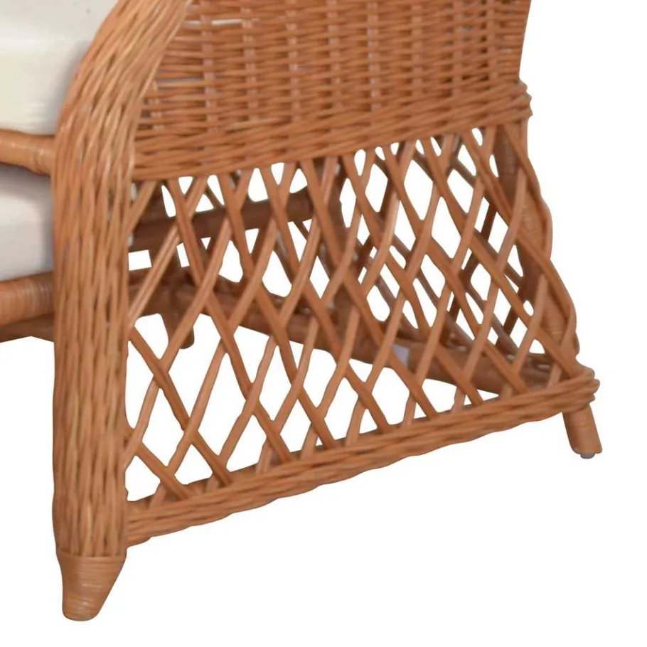 Clearance Rattanssessel Hawaii mit ausziehbarem Fußteil Sessel