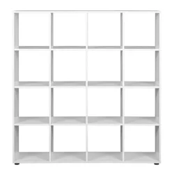 Outlet Raumtrenner Perlos in Weiß Regale