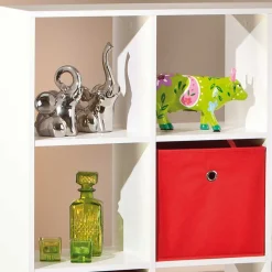 Outlet Raumtrenner Perlos in Weiß Regale