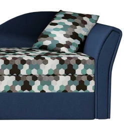 Sale Recamiere mit Bettfunktion mit mehrfarbigem Wabenmuster - Reading Betten