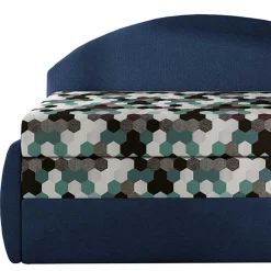 Sale Recamiere mit Bettfunktion mit mehrfarbigem Wabenmuster - Reading Betten