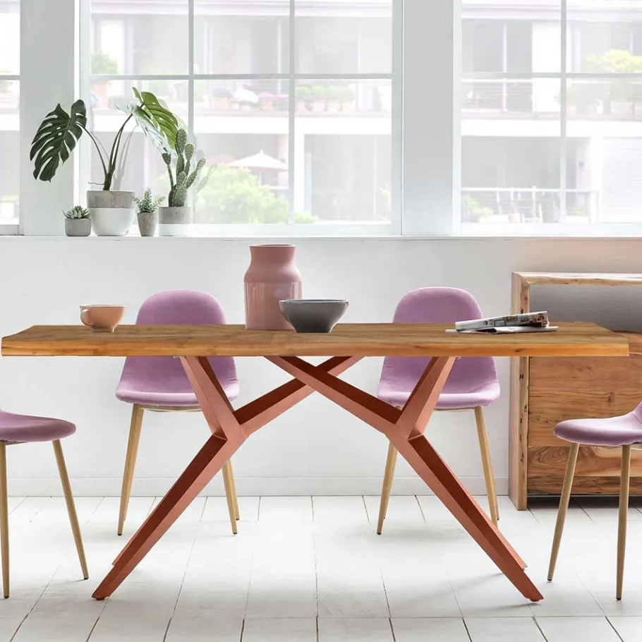 Sale Recyclingholz Esstisch aus Teak - Ereventas Tische