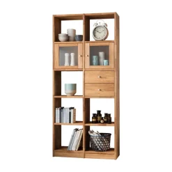 Outlet Regal Levronia mit Glastüren Regale