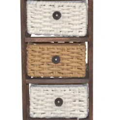 Outlet Regal mit Körben aus Kordel Geflecht - Owiconta Regale