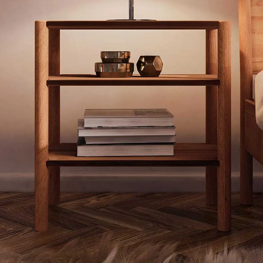 Sale Regal Nachttisch mit zwei offenen Fächern - Indrya Regale