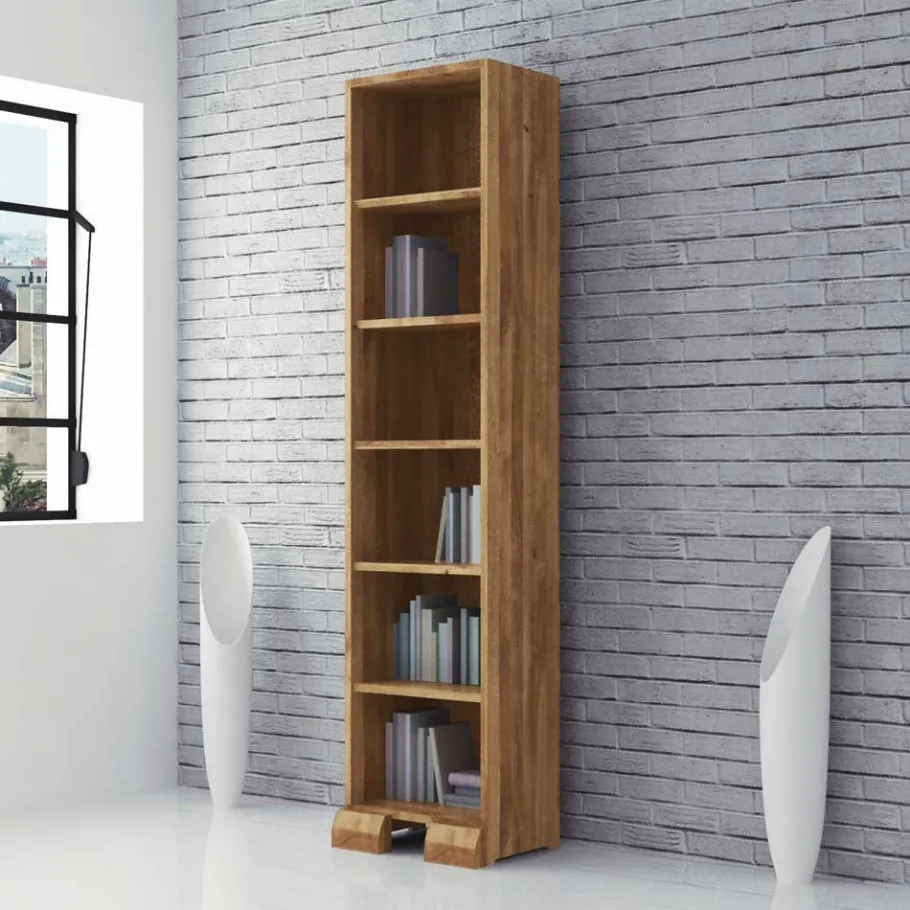 Regal Vaskov aus Wildeiche Massivholz Regale