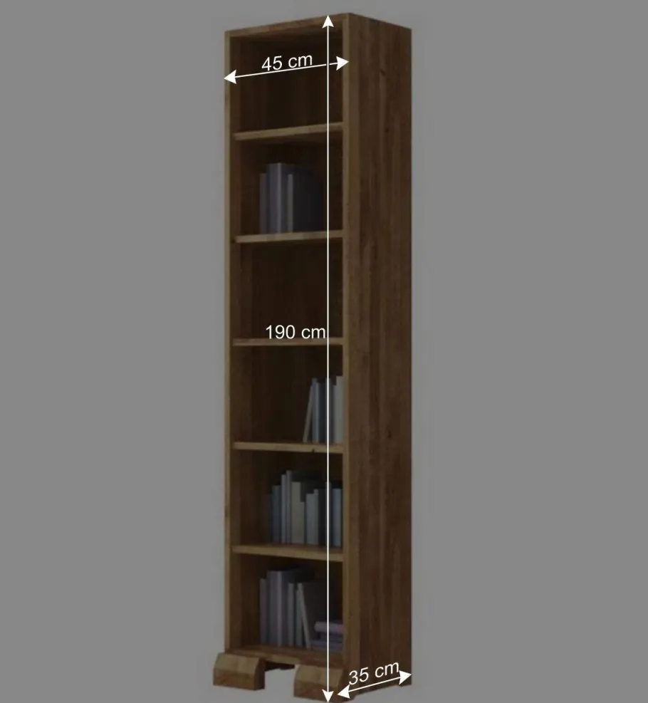 Regal Vaskov aus Wildeiche Massivholz Regale