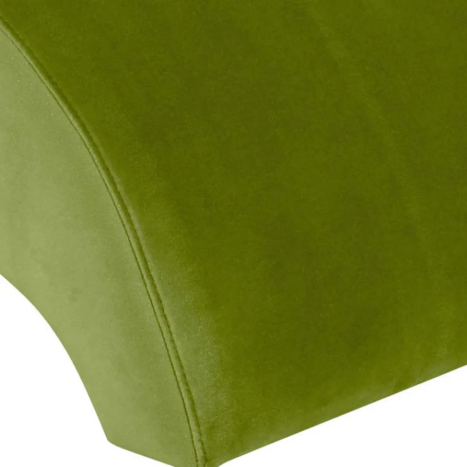 Relax Sessel in Oliv Grün mit Nussbaum - Sofia Sessel