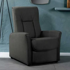 Outlet Relaxsessel Fernsehsessel in Dunkelgrau - Suvanica Sessel