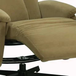 Sale Relaxsessel in hellem Braun Samt - Babra Sessel