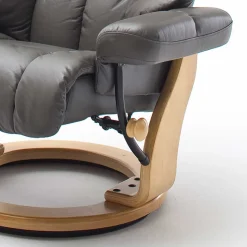 Clearance Relaxsessel Normandie mit Hocker (zweiteilig) Sessel