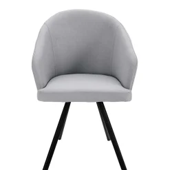 Best Retro Armlehnenstühle in Hellgrau - Dranico (2er Set) Stühle