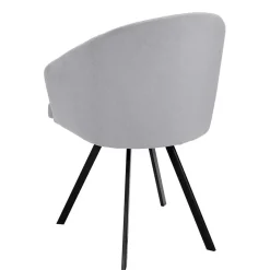 Best Retro Armlehnenstühle in Hellgrau - Dranico (2er Set) Stühle