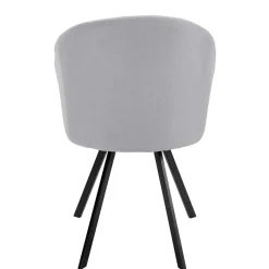 Best Retro Armlehnenstühle in Hellgrau - Dranico (2er Set) Stühle